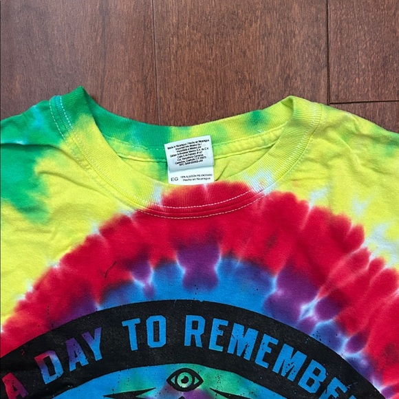 A Day to Remember Multicolor Tie-Dye Band T-Shirt, Size XL, NWOT - Picture 3 of 8